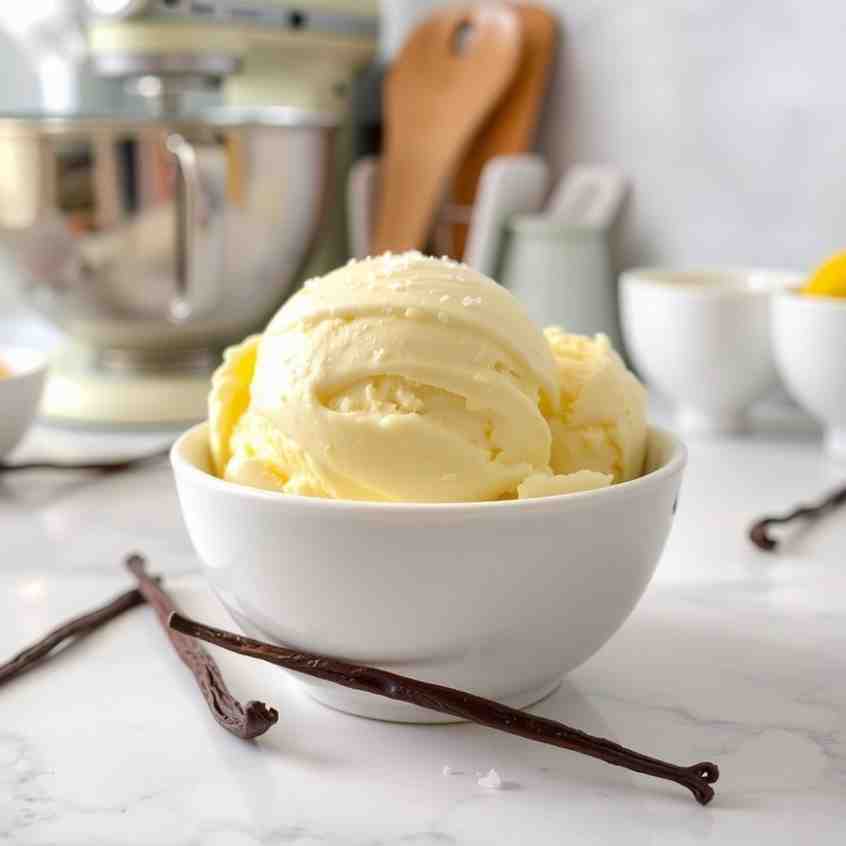 Homemade Vanilla Ice Cream - Easy No-Churn Recipe